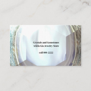 Carte De Visite Lightworker, Pierre Géante, Cristaux, Boutique, Bi