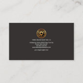 Carte De Visite Ligne créative spéciale Président élégant d'or de (Dos)