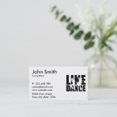 Carte De Visite Ligne danse (Debout devant)