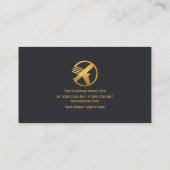 Carte De Visite Ligne d'approvisionnement en camions Golden Globe (Dos)