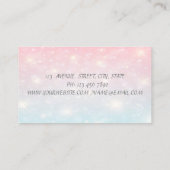 Carte De Visite Ligne d'argent professionnelle moderne et élégant, (Dos)