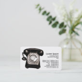 Carte De Visite Ligne d'assistance (Debout devant)