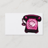 Carte De Visite Ligne d'assistance téléphonique - Crimson (Dos)