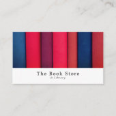 Carte De Visite Ligne de livres, Librairie (Devant)