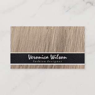 Carte De Visite Ligne de structure Threading & impression en cuir