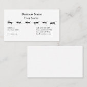 Carte De Visite Ligne des fourmis (Devant / Derrière)