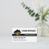 Carte De Visite Ligne d'outils de main-d'oeuvre Creative Building  (Debout devant)