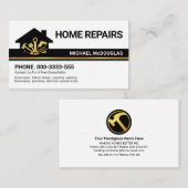 Carte De Visite Ligne d'outils de main-d'oeuvre Creative Building  (Devant / Derrière)