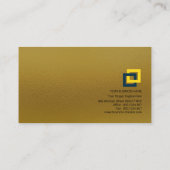 Carte De Visite Ligne globale internationale de connexion (Dos)