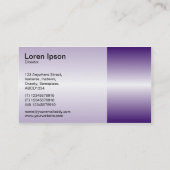 Carte De Visite Ligne Horizon - Violet (Dos)