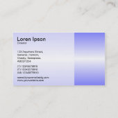 Carte De Visite Ligne horizontale - Bleu (Dos)