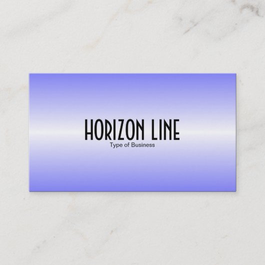 Carte De Visite Ligne horizontale - Bleu (Devant)