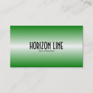 Carte De Visite Ligne horizontale - Vert moyen