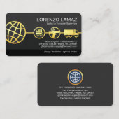 Carte De Visite Ligne logistique mondiale (Devant / Derrière)