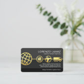 Carte De Visite Ligne logistique mondiale (Debout devant)