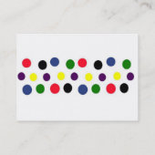 Carte De Visite Ligne point (Dos)