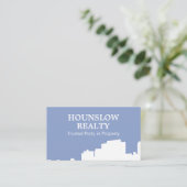 Carte De Visite Ligne Skyline moderne (Debout devant)