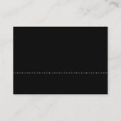 Carte De Visite Ligne v2 - Noir sur Blanc (Dos)