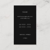 Carte De Visite Ligne verticale de Nouveau (Dos)