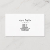 Carte De Visite Ligne verticale, minimaliste (Dos)