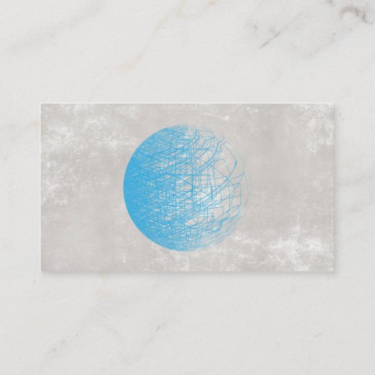 Carte De Visite Lignes Abstraites | Conception globale (Dos)