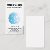 Carte De Visite Lignes Abstraites dans la sphère (Devant / Derrière)