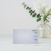 Carte De Visite Lignes bleues - affaires (Debout devant)