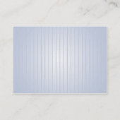 Carte De Visite Lignes bleues - potelées (Dos)