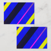 Carte De Visite Lignes colorées (Devant / Derrière)