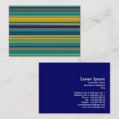 Carte De Visite Lignes colorées (Devant / Derrière)