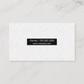 Carte De Visite Lignes créatives minimalistes (Dos)