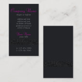 Carte De Visite Lignes élégantes (Devant / Derrière)