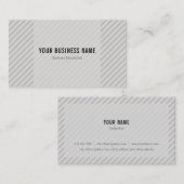 Carte De Visite Lignes géométriques (Devant / Derrière)