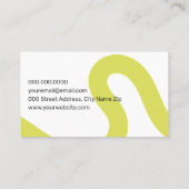 Carte De Visite Lignes géométriques colorées modernes (Dos)