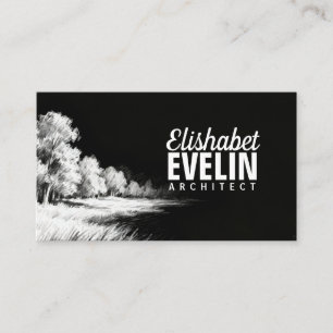 Carte De Visite Lignes Impressionnistes - Paysage 543