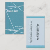 Carte De Visite Lignes modernes (Devant / Derrière)