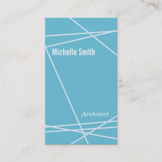 Carte De Visite Lignes modernes (Devant)