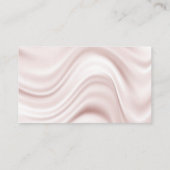 Carte De Visite Lignes modernes Gold Lux | Tissu de soie (Dos)