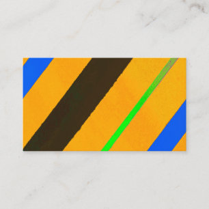 Carte De Visite Lignes orange