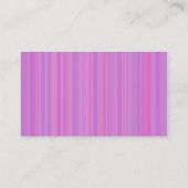 Carte De Visite Lignes rose pourpre (Dos)