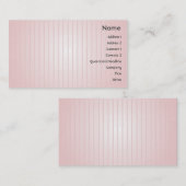 Carte De Visite Lignes roses - affaires (Devant / Derrière)