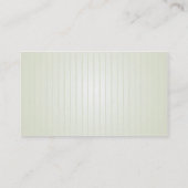 Carte De Visite Lignes Vertes - affaires (Dos)