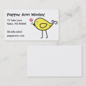 Carte De Visite Lil' Birdie (Devant / Derrière)