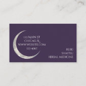 Carte De Visite Lilac and Triple Moon business card (Dos)