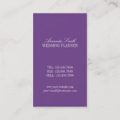 Carte De Visite Lilac Damask (Dos)