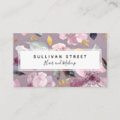 Carte De Visite Lilac Floral (Devant)