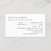 Carte De Visite Lilac Lilac Luxury Shimmer Fabric (Dos)