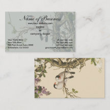 Lilacs violets et blancs aux antiquités chinoises