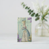 Carte De Visite Lilas au printemps, or (Debout devant)