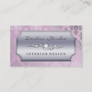 Carte De Visite Lilas se précipitant la mode/design d'intérieur